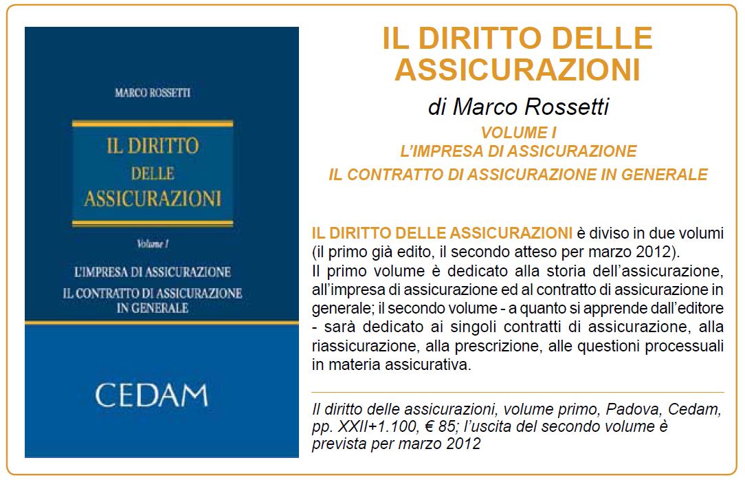 diritto delle assicurazioni